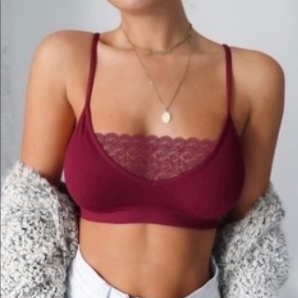 SOLD! Floral lace bralettes NWOT